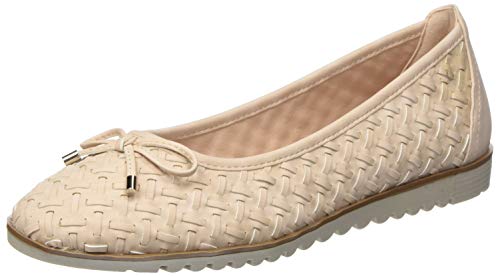 XTI 44019.0, Bailarinas con Plataforma Mujer, Rosa (Nude Nude), 37 EU