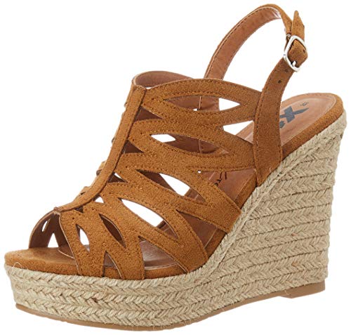 XTI 44039.0, Sandalias con Plataforma para Mujer, Marrón (Camel Camel), 39 EU