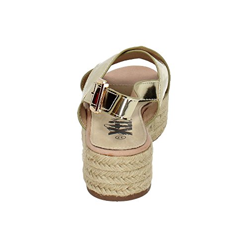 XTI 46654 Sandalias Plataforma Mujer Sandalias Oro 41