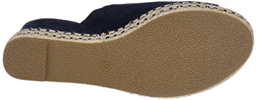 XTI 47610, Sandalias con Punta Abierta Mujer, Azul (Navy), 40 EU