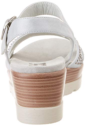 XTI 48860, Sandalias con Plataforma para Mujer, Blanco (Hielo Hielo), 38 EU