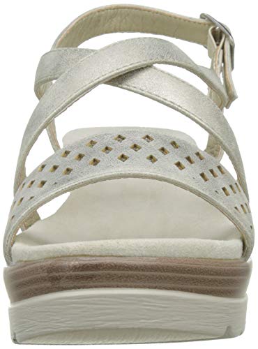 XTI 48861, Sandalias con Plataforma Mujer, Dorado (Oro Oro), 39 EU