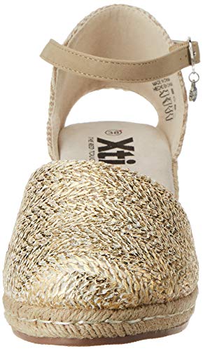 XTI 49704.0, Sandalias con Plataforma Mujer, Dorado (Oro Oro), 39 EU