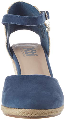 XTI 49730.0, Sandalias con Plataforma Mujer, Azul (Jeans Jeans), 40 EU