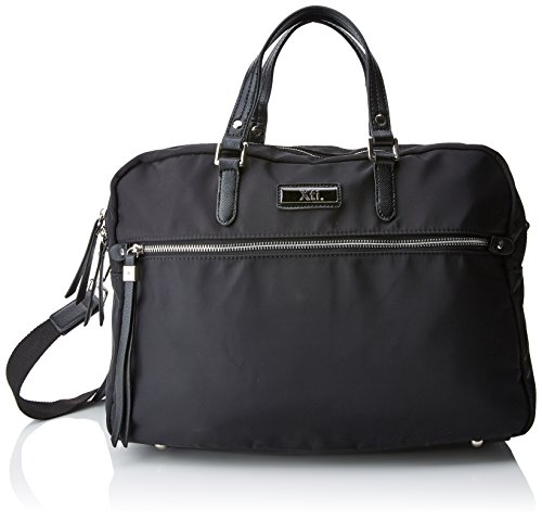 XTI 85937, Bolso maletín para Mujer, Negro (Black), 43x30x11 cm (W x H x L)