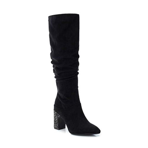 XTI Bota TNT035087 para Mujer Negro 39