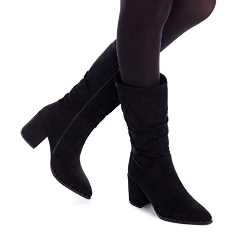 XTI Bota TNT035116 para Mujer Negro 40
