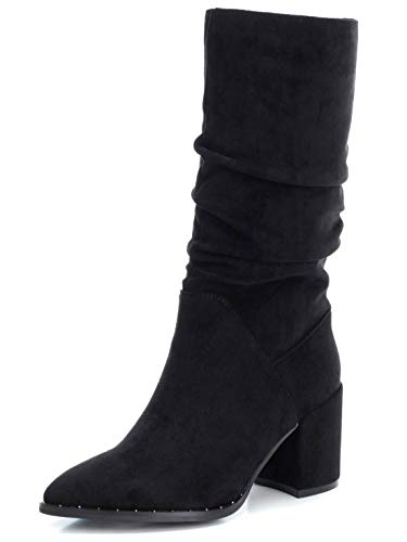 XTI Bota TNT035116 para Mujer Negro 40