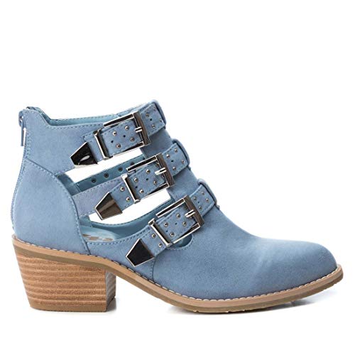 XTI Botín Campera XTI048948 para Mujer Azul 41