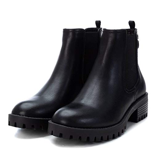 XTI - Botín Chelsea para Mujer - Color Negro