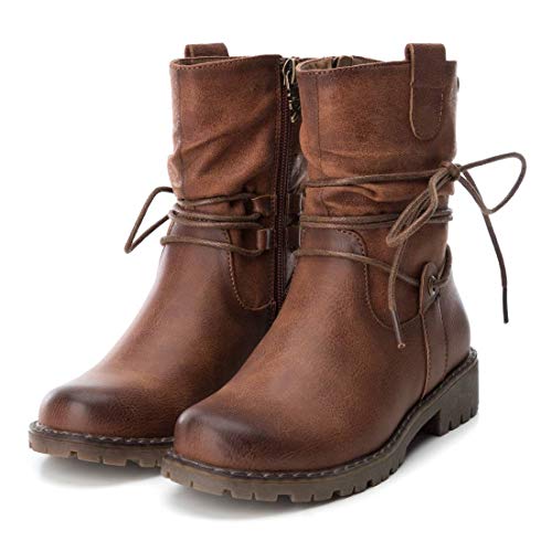 XTI Botín Motera KID056923 para Niña Marrón 28