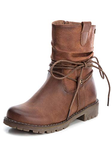 XTI Botín Motera KID056923 para Niña Marrón 28