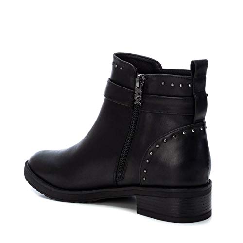 XTI - Botín Motera para Mujer - Color Negro