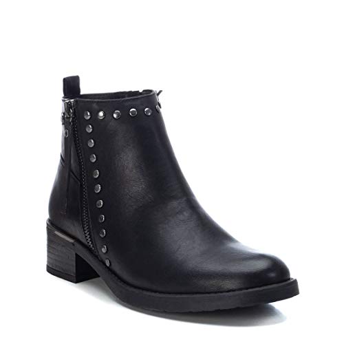 XTI - Botín Motera para Mujer - Color Negro