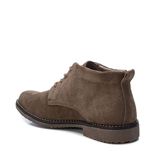 XTI - Botín Oxford de Piel para Hombre - Color Taupe - Talla 41