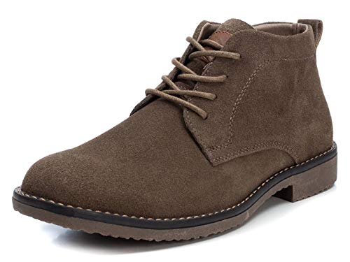 XTI - Botín Oxford de Piel para Hombre - Color Taupe - Talla 41
