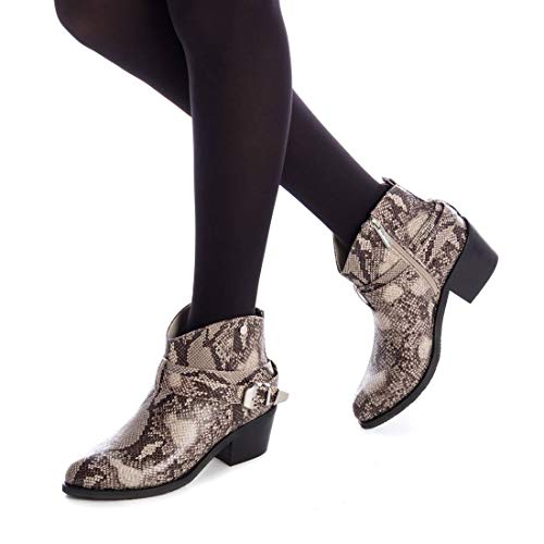 XTI Botín XTI049485 para Mujer Gris 39