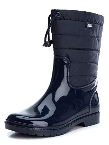 XTI Kids Bota de Agua niño, con Ajuste Superior cordón (32 EU, Navy)