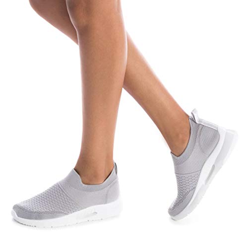 XTI Zapatilla XTI049098 para Mujer Gris 40