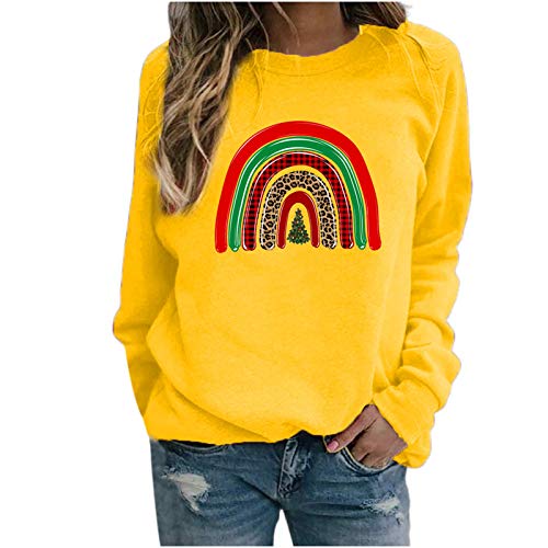 YANFANG Tops de Blusa Camisas para Mujer de Manga Larga con Labios deslumbrantes de Moda Casual Blusa Tops Pullover a la Moda Sweatshirt Invierno Negro Gris Rosa Amarillo