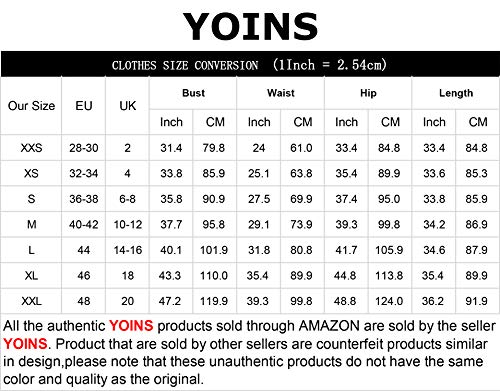 Yoins - Vestido de verano para mujer, corto, cuello en V, sin hombros, elegante, vestido de playa, minivestido de fiesta 01 S