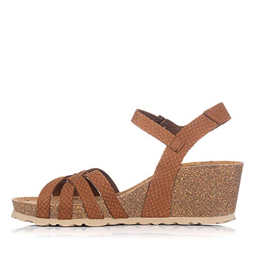 YOKONO CALPE-005F Sandalia Piel CUÑA Bio Mujer Cuero 41