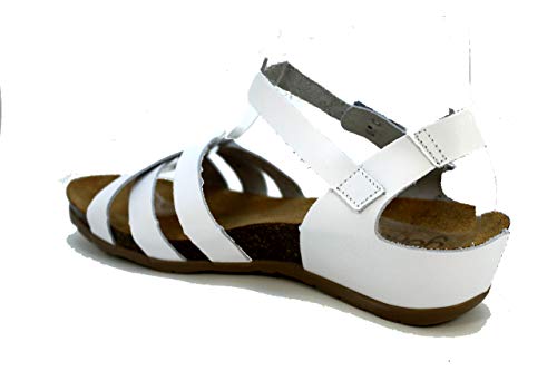 Yokono CAPRI-006 Vaquetilla Mujer cuña Bio (41 EU, Blanco)