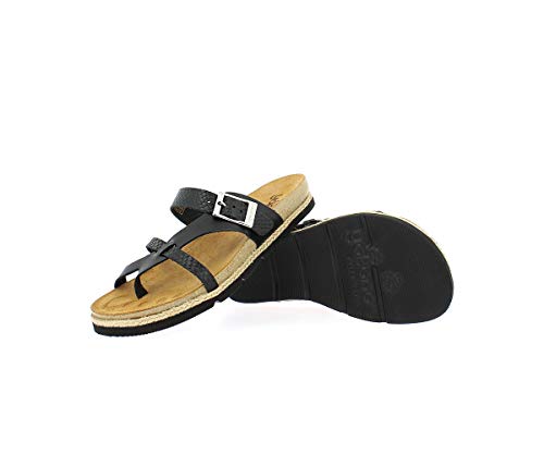 YOKONO Chipre 101 Vaq/Vaq.Serp, Chanclas Mujer, Negro (Negro 004), 38 EU
