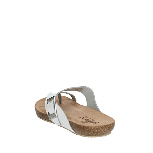 Yokono Ibiza-013 Sandalia Bio, Ajuste Dedo (Blanco, Numeric_37)