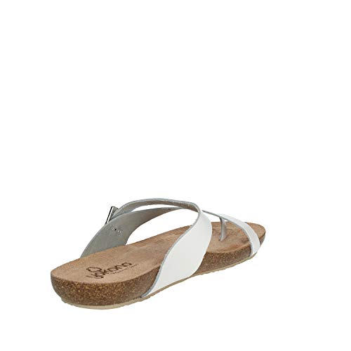 Yokono Ibiza-013 Sandalia Bio, Ajuste Dedo (Blanco, Numeric_37)