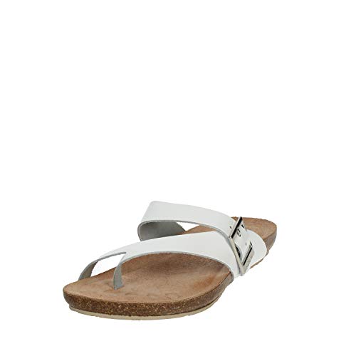 Yokono Ibiza-013 Sandalia Bio, Ajuste Dedo (Blanco, Numeric_37)