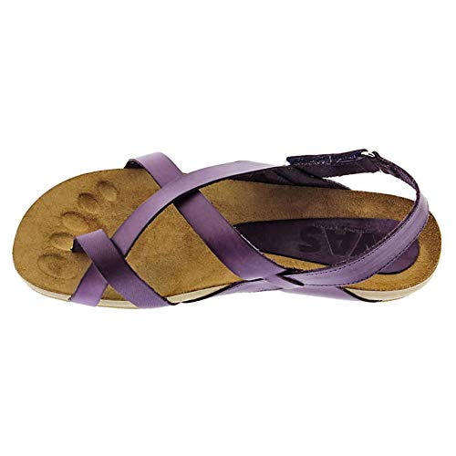 YOKONO IBIZA-718 Sandalia Dedo Mujer (Morado, 39)