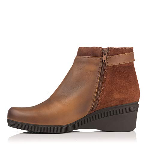 YOKONO Loira, Botines Mujer, Marrón (Marrón 002), 38 EU