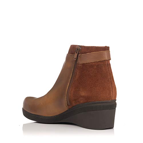 YOKONO Loira, Botines Mujer, Marrón (Marrón 002), 38 EU