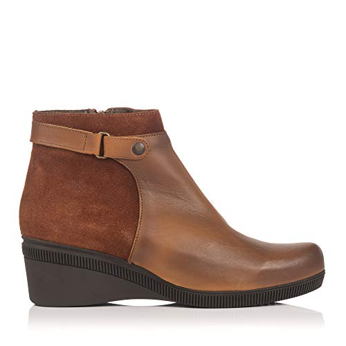 YOKONO Loira, Botines Mujer, Marrón (Marrón 002), 38 EU