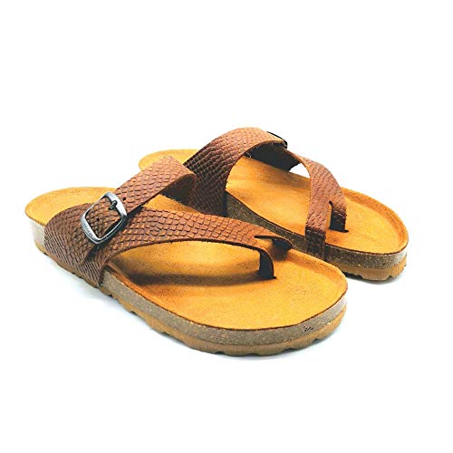 YOKONO - Sandalias Planas Serpiente Cuero - Cuero para: Mujer Color: Sprinter SRPIENTE Cuero Talla: 41