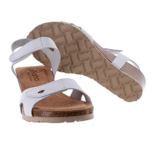 YOKONO,CADIZ-073 VAQUETILLA -CUÑA Blanco Piso BIOS (Blanco, Numeric_36)