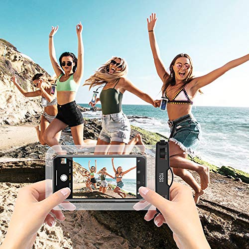 YOSH Funda Impermeable Móvil IPX8 Universal 2 Unidades, Bolsa para Móvil Estanca a Prueba de Agua para iPhone 12 Pro MAX 11 XR X 8 7 Galaxy Note 20 S20 Xiaomi Poco X3 Huawei Mate40 Pro hasta 7''