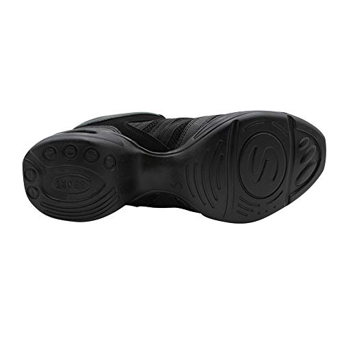 Yudesun Zapatos Aire Libre Deportes Danza Mujer - Mujeres Lona Cordones Suela de Goma Zapatillas Moda Practicidad Running Sneaker Jazz Contemporáneo Baile Informal Blanco 34 EU