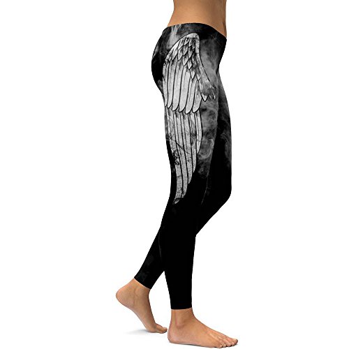 Yvelands Mujeres Liquidación Moda Entrenamiento Leggings Fitness Deportes Gimnasio Running Yoga Athletic Pants (Negro,L)