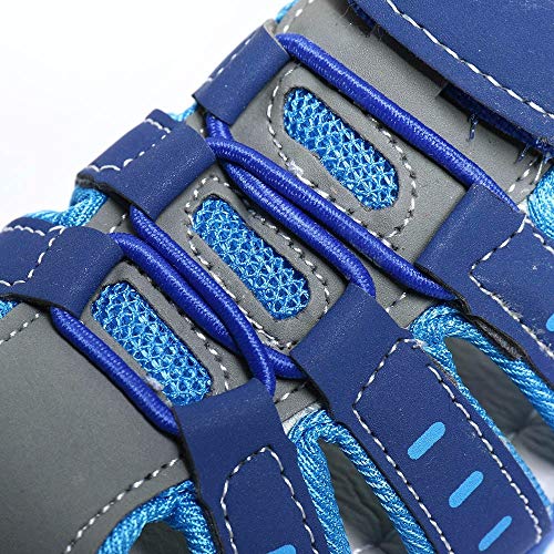 YWLINK Sandalias Deportivas NiñOs Zapatos para NiñOs Punta Cerrada Verano Playa Sandalias Zapatos,Zapatillas Antideslizante Fondo Blando Casuales(Azul,25EU)