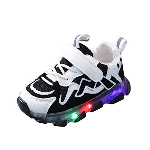 YWLINK Zapatillas De Deporte LED para NiñOs, Zapatos Brillantes, Zapatos Ligeros,Calzado Deportivo,Calzado Casual,Zapatos De Escalada Al Aire Libre