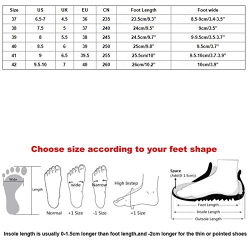 YWLINK Zapatos De CuñA para Mujer Verano Retro De Gran TamañO Ahueca hacia Fuera Los Zapatos Casuales Ligeros De Fondo Suave Antideslizante Zapatillas De Playa Baotou (Rojo, Numeric_39)