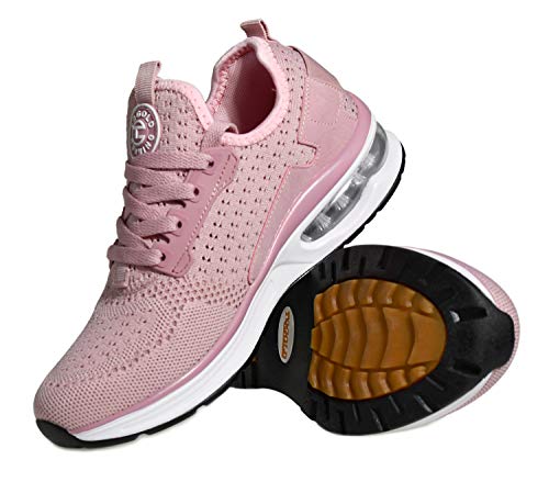 Zapatilla de Deporte con amortiguación de Aire para Calzado Deportivo Transpirable para Caminar para Hombres y Mujeres para Trotar Entrenamiento Deportivo en el Gimnasio