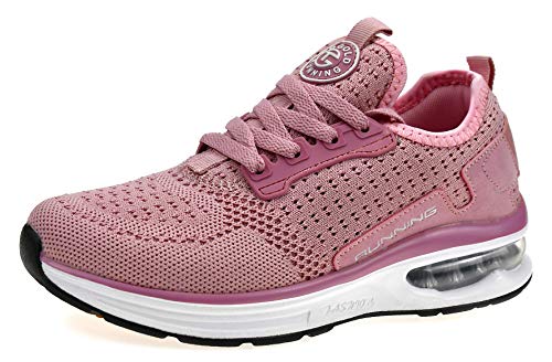 Zapatilla de Deporte con amortiguación de Aire para Calzado Deportivo Transpirable para Caminar para Hombres y Mujeres para Trotar Entrenamiento Deportivo en el Gimnasio