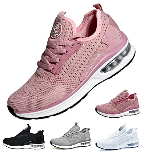 Zapatilla de Deporte con amortiguación de Aire para Calzado Deportivo Transpirable para Caminar para Hombres y Mujeres para Trotar Entrenamiento Deportivo en el Gimnasio