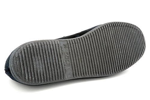 Zapatilla de Terciopelo Negro para Bailes regionales (36)