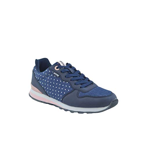 Zapatilla Deportiva Mustang LH 1389 Lunares Marino - Mustang