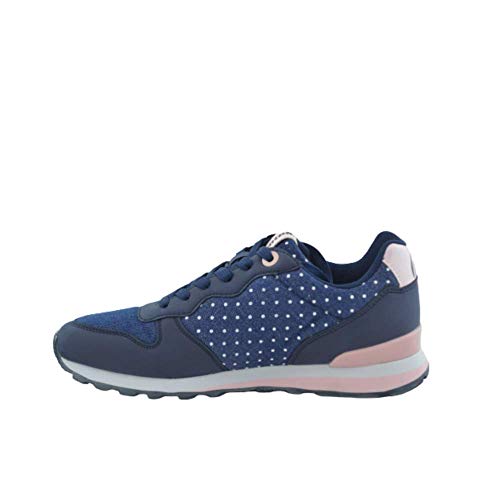 Zapatilla Deportiva Mustang LH 1389 Lunares Marino - Mustang