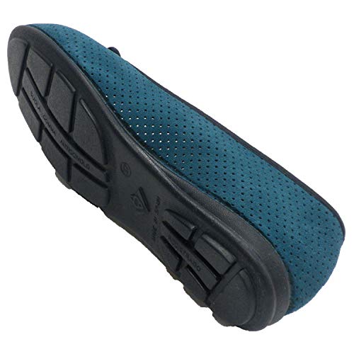 Zapatilla Mujer Tipo Manoletinas Calada simulando Ante Alberola en Azul Talla 41